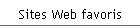 Sites Web favoris